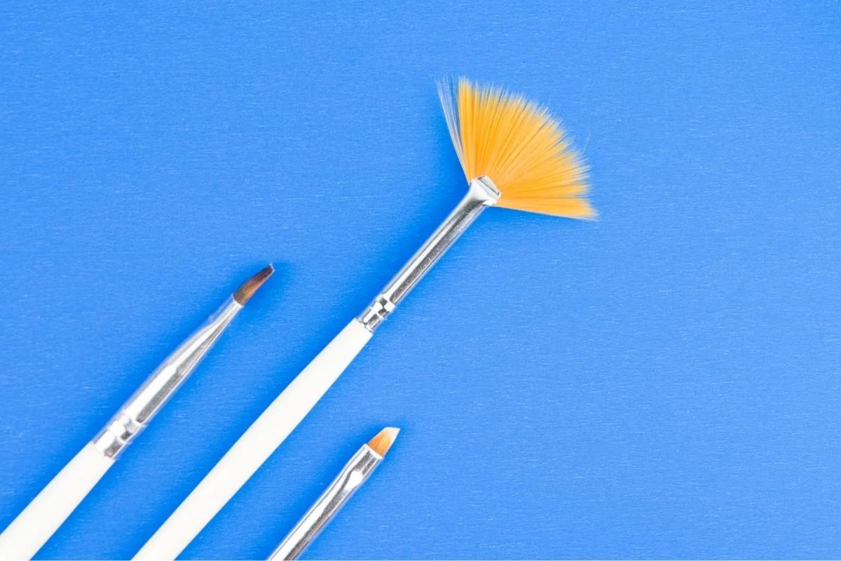 Brushes are one of the nail art tools