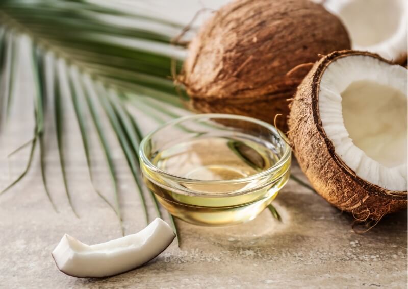 Coconut and its oil that Blossom Fragrances uses to produce its products