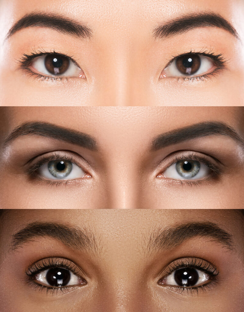 Three different eyes for women