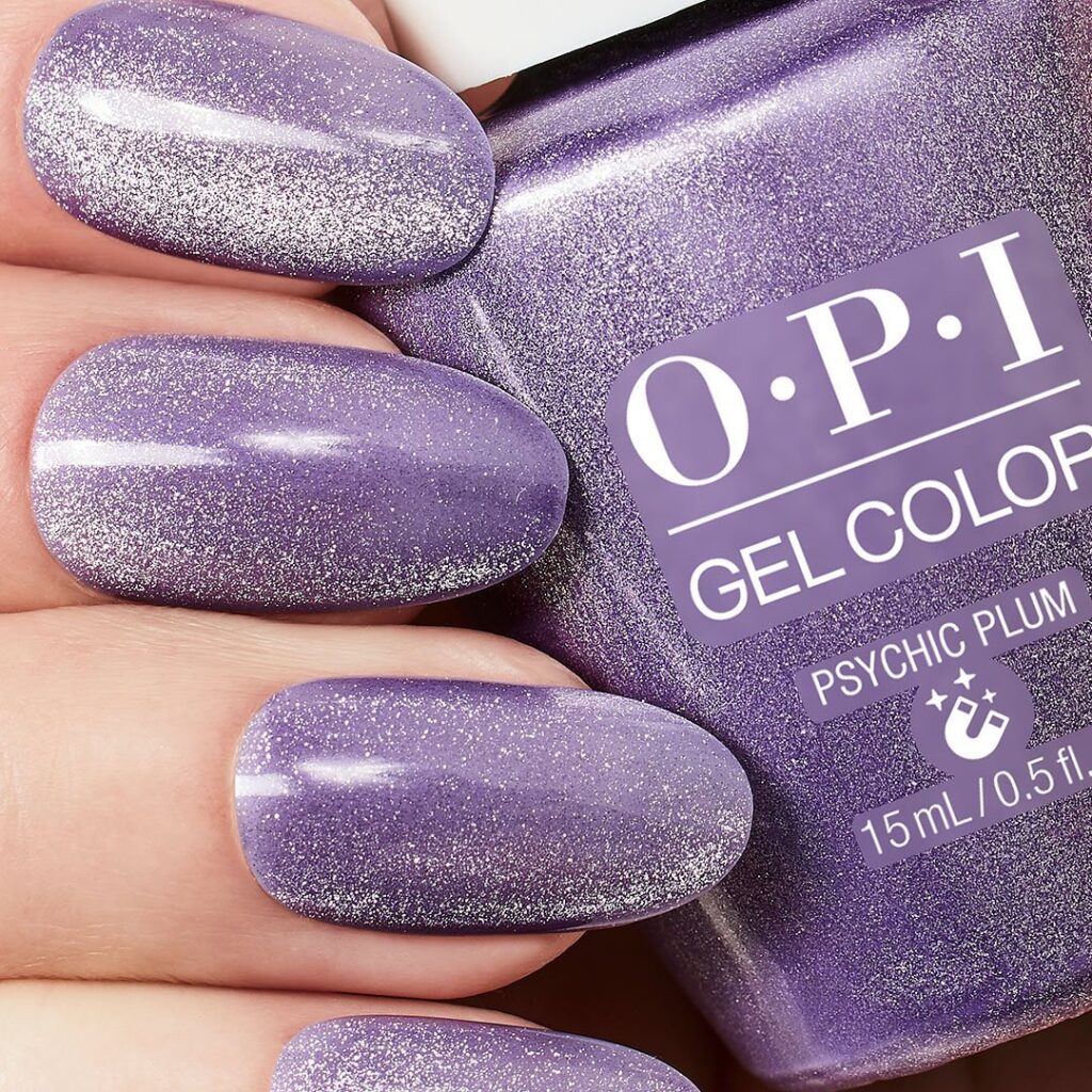 Psychic Plum shade from OPI Velvet Vision Gel Effects