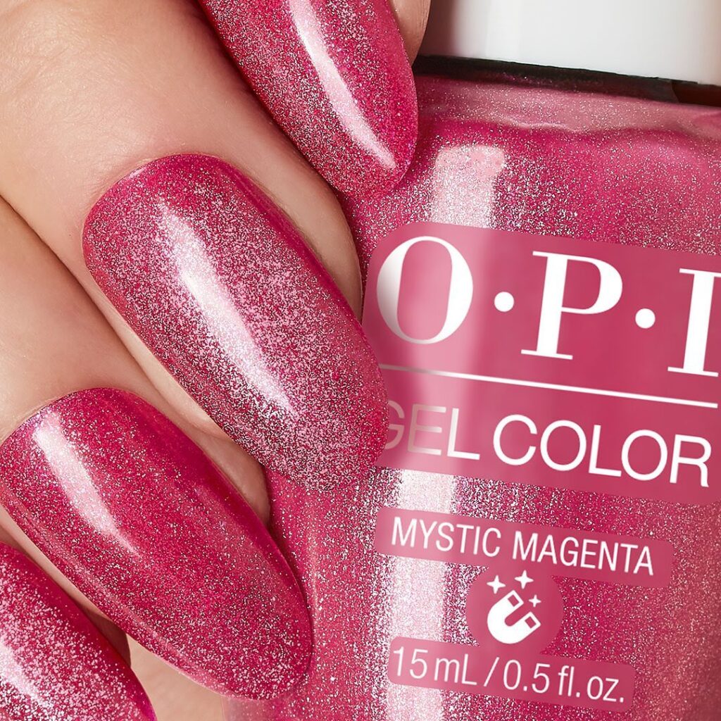 Mystic Magenta shade from OPI Velvet Vision Gel Effects