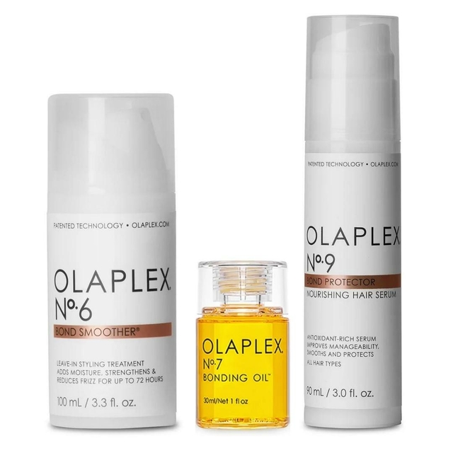 Olaplex Trio Hair Serums. Olaplex Bond Protector Nourishing Serum. Olaplex Bond Smoother. Olaplex Bonding Oil.