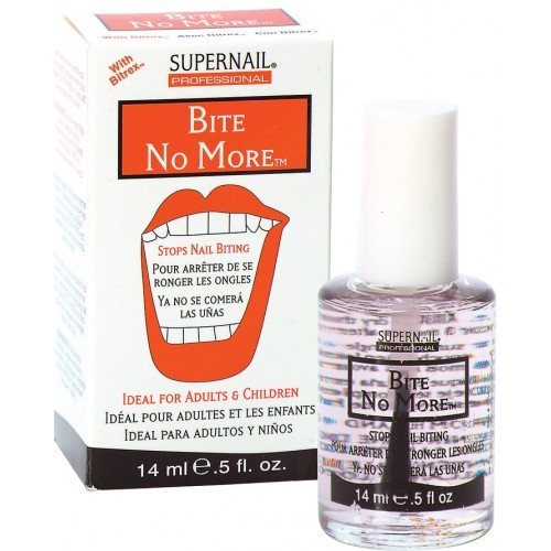 SuperNail Bite No More, a bitter-tasting ingredient that discourages nail biting by leaving an unpleasant taste.