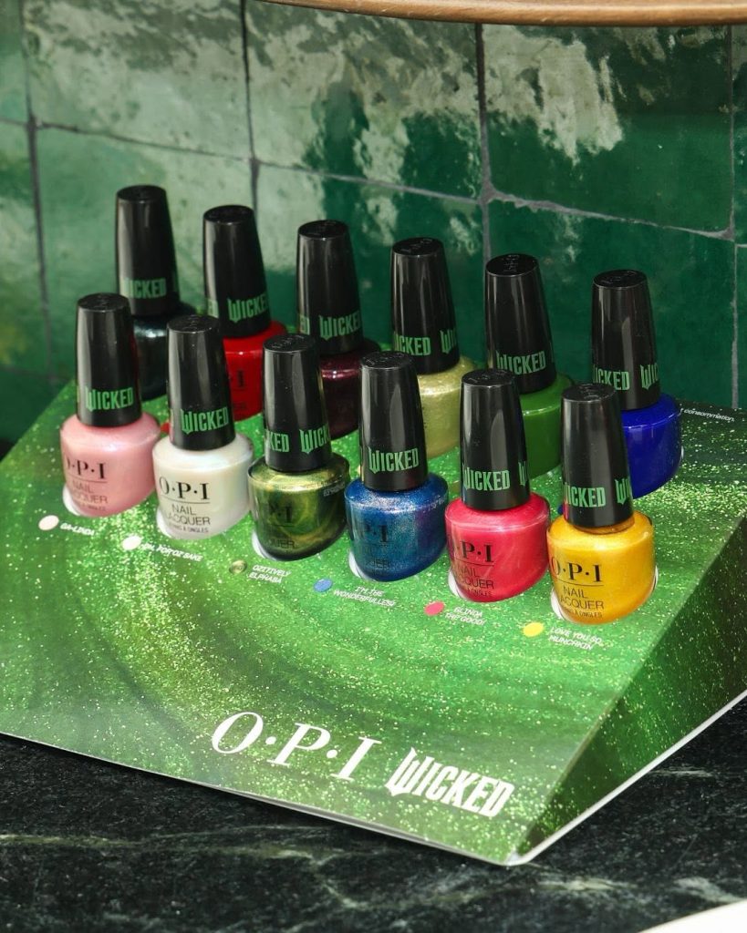 OPI Nail Lacquer Shades. OPI Winter 2024 nail polish collection, Wicked collection. Winter 2024 nail shades.