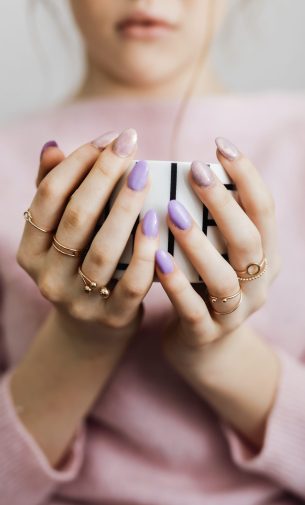 Woman having a coffee