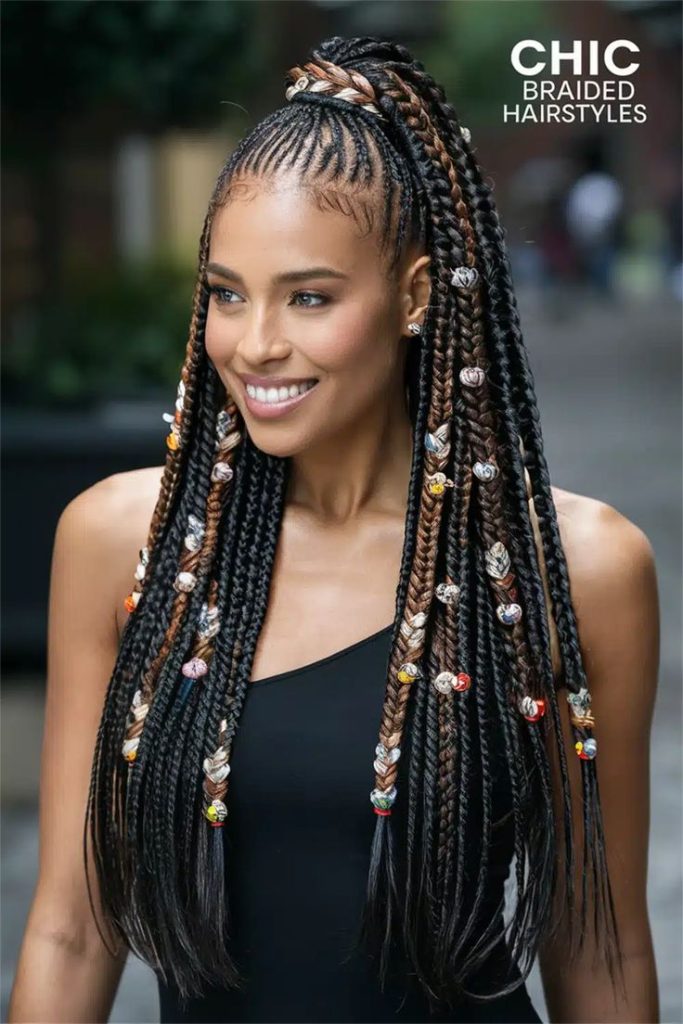 Adorned Braids. NEW hair cut for 2025