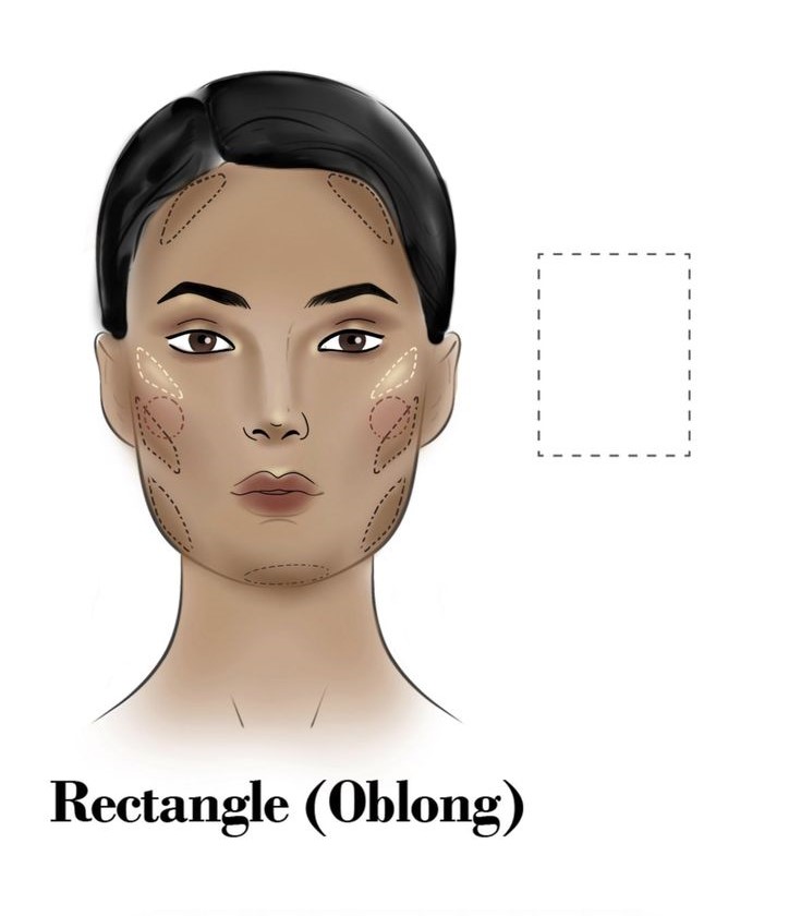 Oblong Face Shape