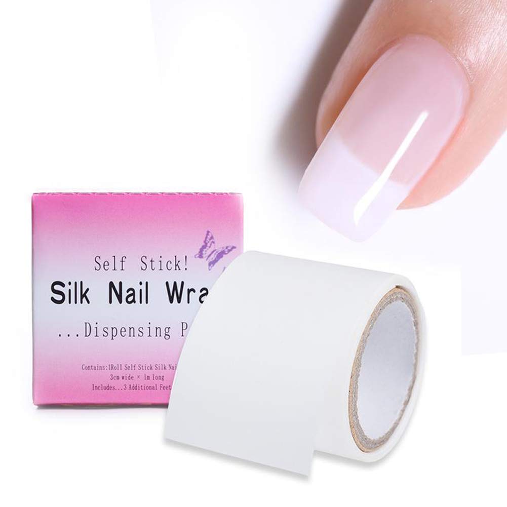 Fix Broken Nail Without Starting Over using silk wrap repair.