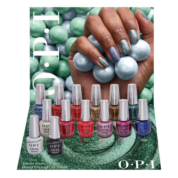 OPI Infinite Shine Holiday 2025 Good Enough To Treat. OPI Winter 2025 nail polish collection.