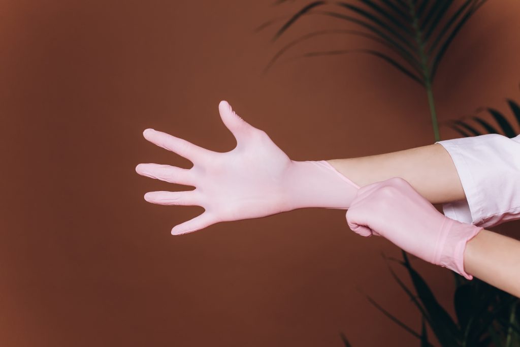 Keep Nails Clean and Dry by Using gloves when cleaning and using chemicals